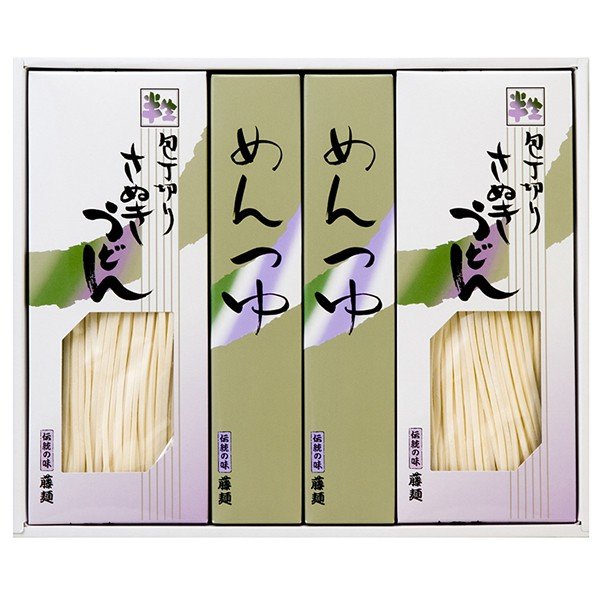 画像1: 極上包丁切りさぬき半生うどん【うどん４袋・つゆ８袋】 (1)